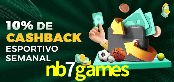 10% de bônus de cashback na nb7games