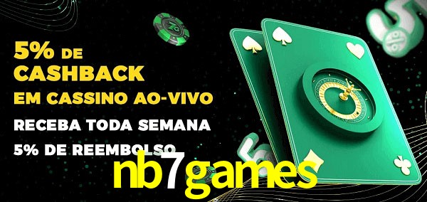 Promoções do cassino ao Vivo nb7games